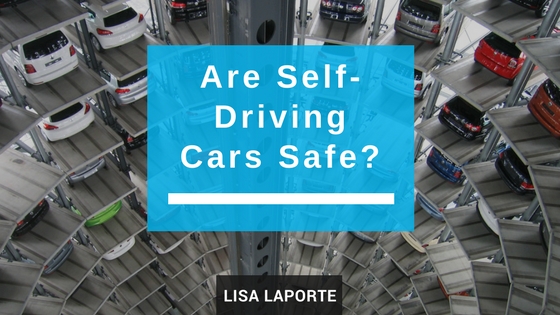 Cars in a cylindrical storage unit, image used for lisa laporte blog about the safety of self-driving cars