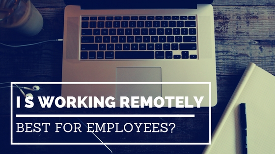 Laptop on a table, image used for Lisa Laporte blog on whether or not working remotely is best for employees